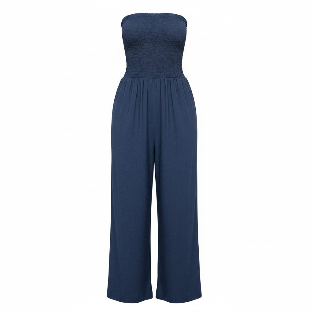 Luna Navy Jumpsuit