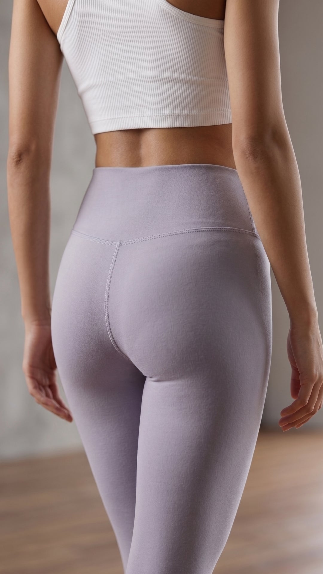 AURA Leggings – High Waist, Grey