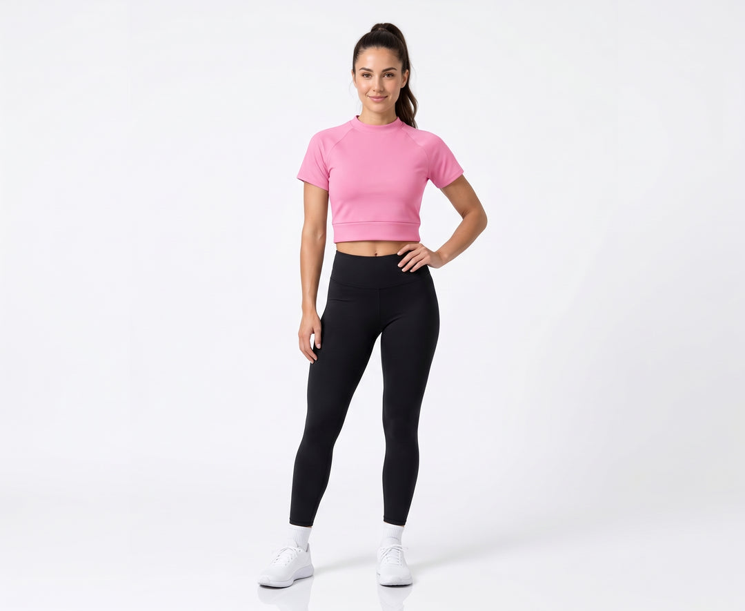 NOVA Crop Tee – Pink
