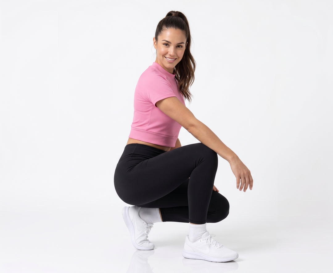 NOVA Crop Tee – Pink