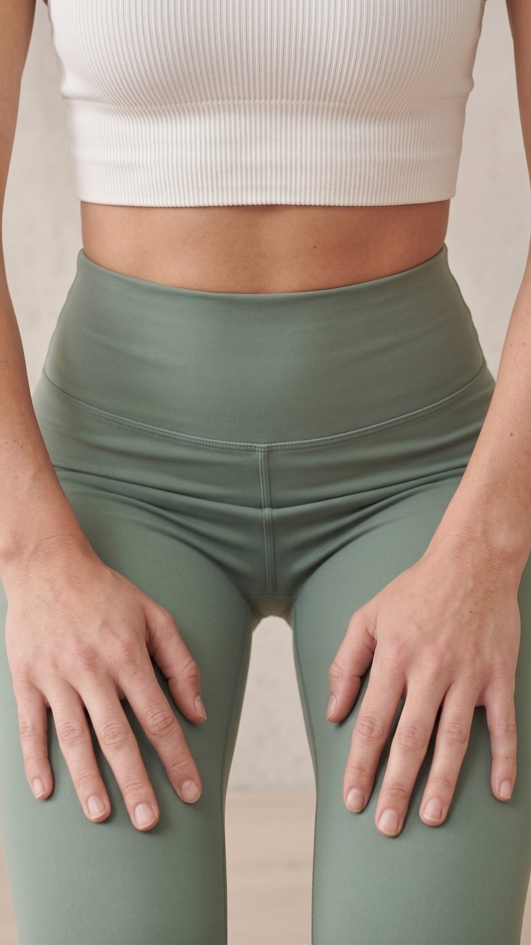 SAGE Leggings – High Waist, Olive Green