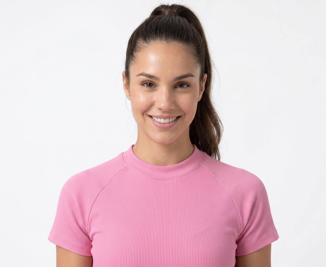 NOVA Crop Tee – Pink