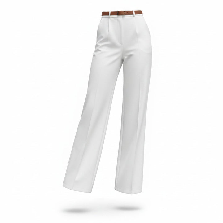 Pure Elegance – Stoffhose mit geradem Bein