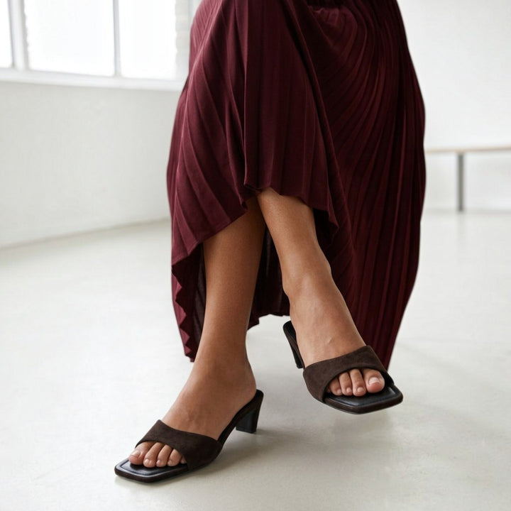 Veloura Mule Heels