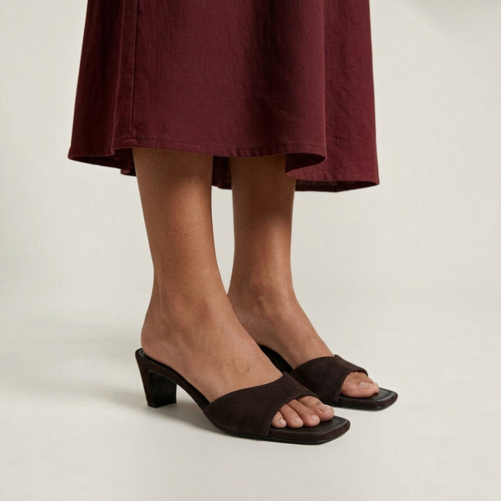 Veloura Mule Heels